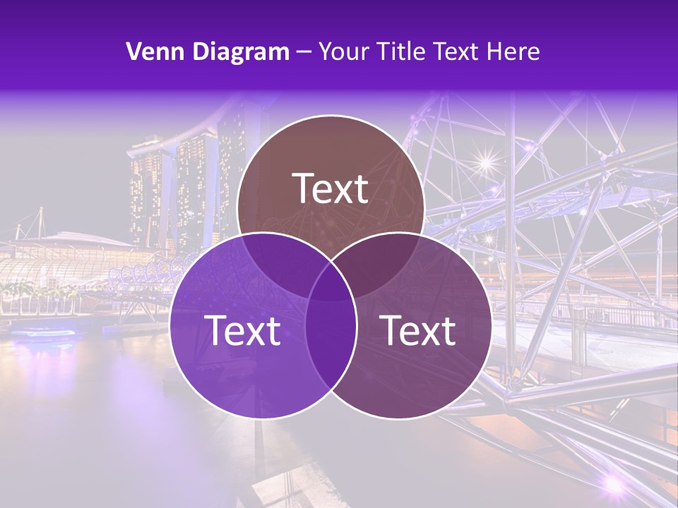 A Bridge That Is Over A Body Of Water PowerPoint Template