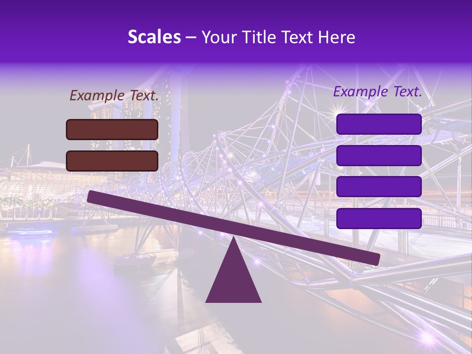 A Bridge That Is Over A Body Of Water PowerPoint Template