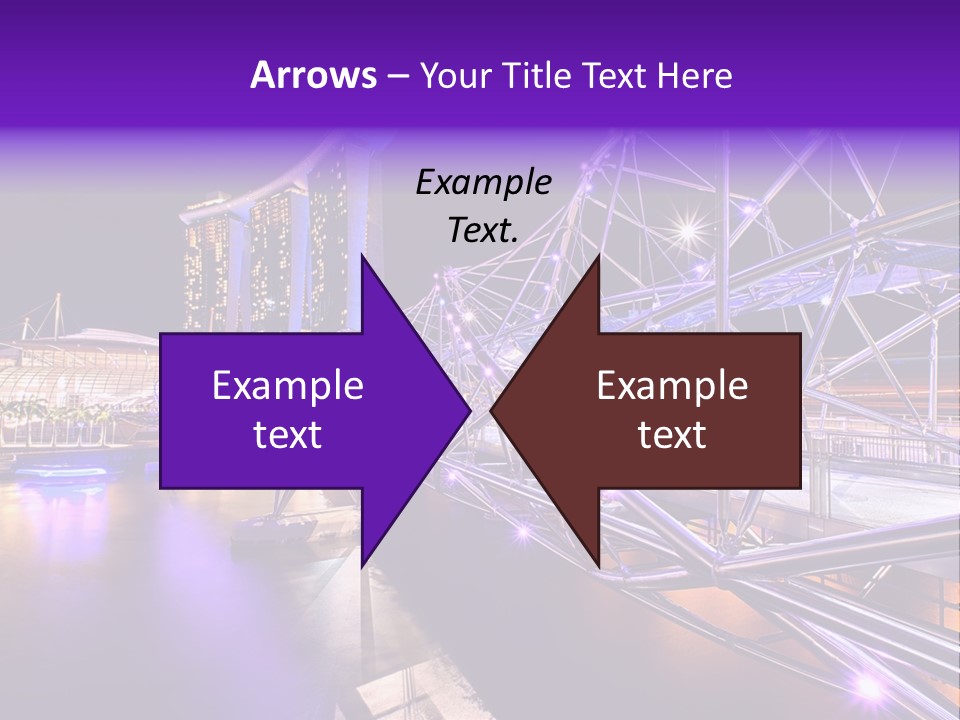 A Bridge That Is Over A Body Of Water PowerPoint Template