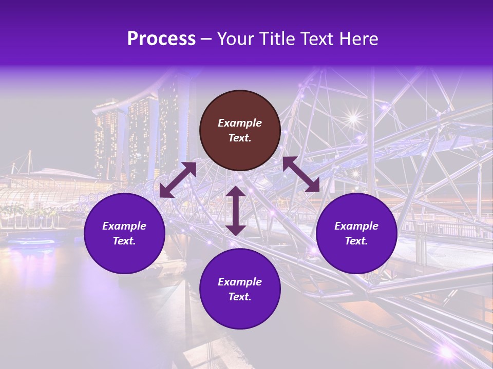 A Bridge That Is Over A Body Of Water PowerPoint Template