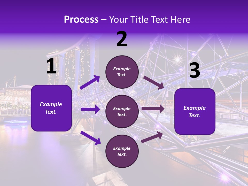 A Bridge That Is Over A Body Of Water PowerPoint Template