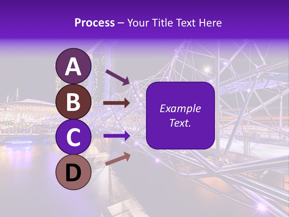 A Bridge That Is Over A Body Of Water PowerPoint Template