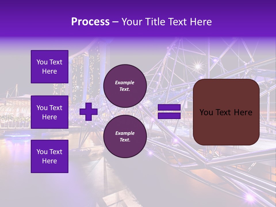 A Bridge That Is Over A Body Of Water PowerPoint Template