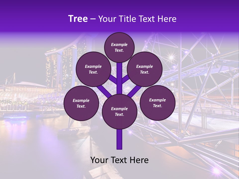 A Bridge That Is Over A Body Of Water PowerPoint Template