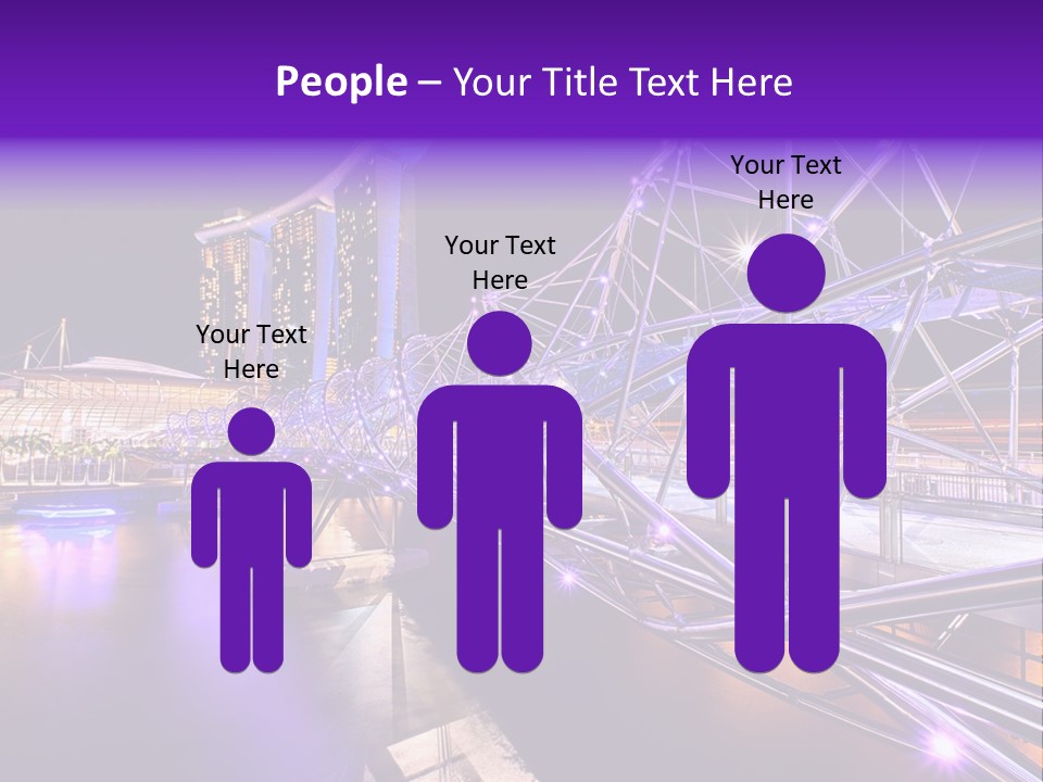 A Bridge That Is Over A Body Of Water PowerPoint Template