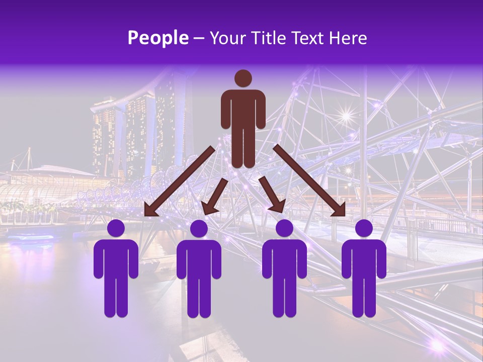 A Bridge That Is Over A Body Of Water PowerPoint Template