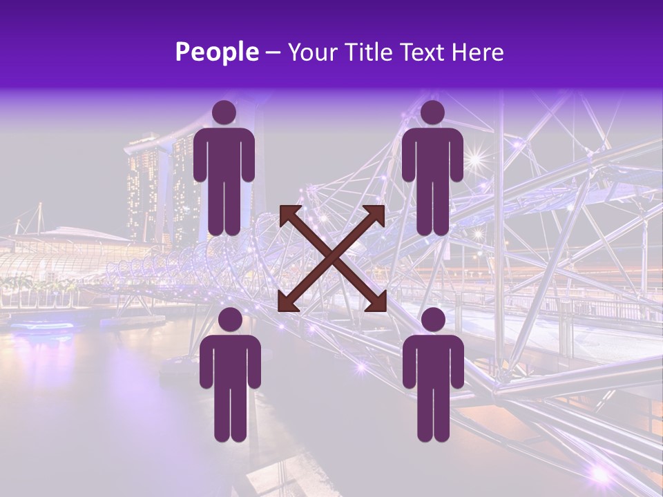 A Bridge That Is Over A Body Of Water PowerPoint Template