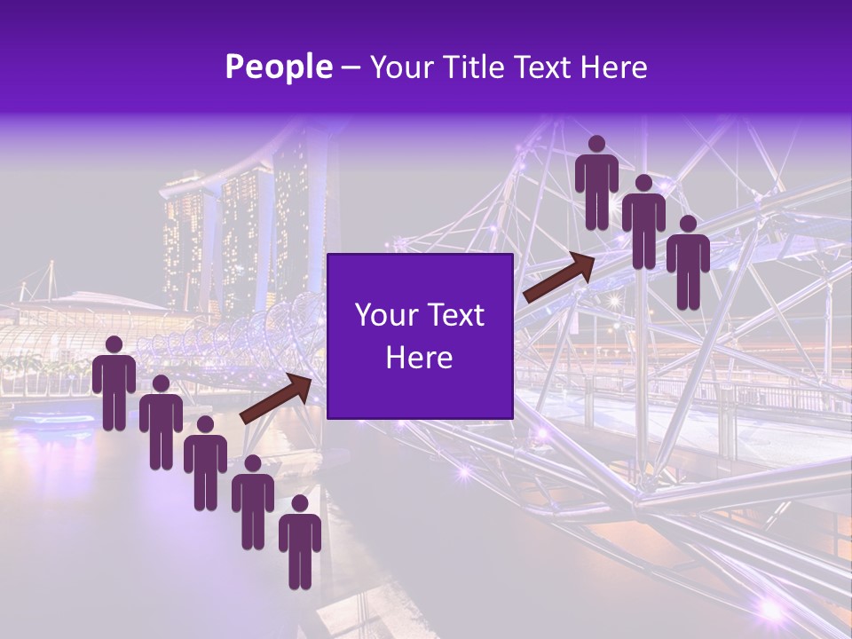 A Bridge That Is Over A Body Of Water PowerPoint Template