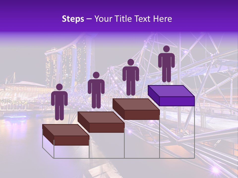 A Bridge That Is Over A Body Of Water PowerPoint Template