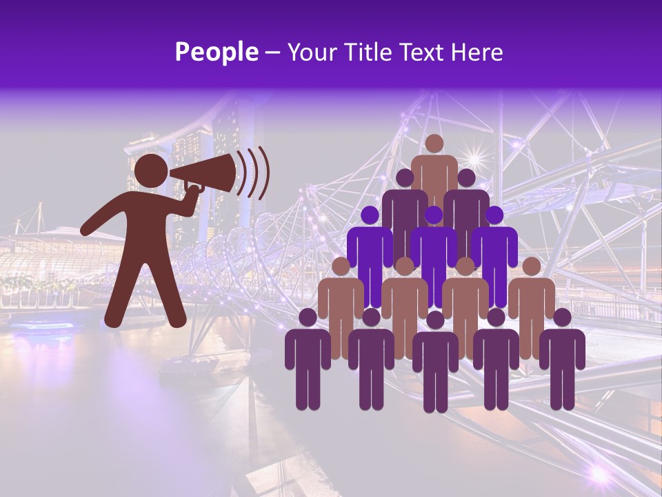 A Bridge That Is Over A Body Of Water PowerPoint Template