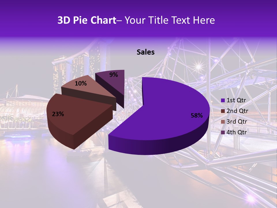 A Bridge That Is Over A Body Of Water PowerPoint Template