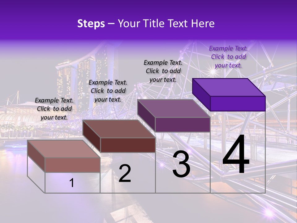 A Bridge That Is Over A Body Of Water PowerPoint Template