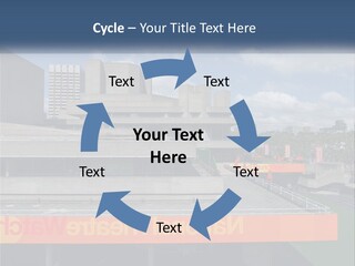 A Picture Of A Building With A Sky Background PowerPoint Template