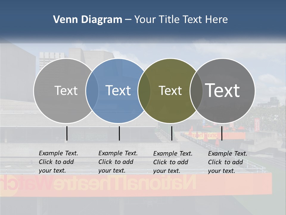 A Picture Of A Building With A Sky Background PowerPoint Template