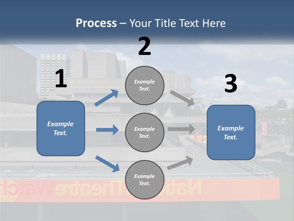 A Picture Of A Building With A Sky Background PowerPoint Template