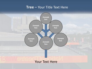 A Picture Of A Building With A Sky Background PowerPoint Template