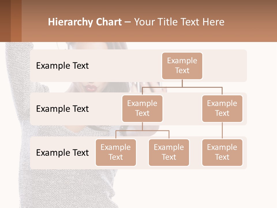 A Woman Taking A Picture With Her Cell Phone PowerPoint Template