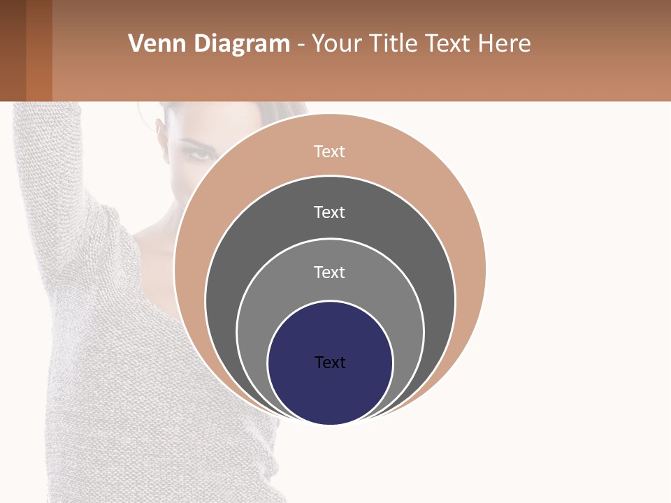 A Woman Taking A Picture With Her Cell Phone PowerPoint Template