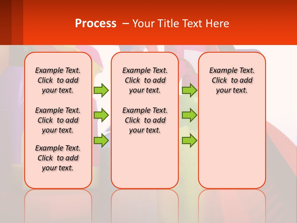 A Group Of Cleaning Supplies With A White Background PowerPoint Template