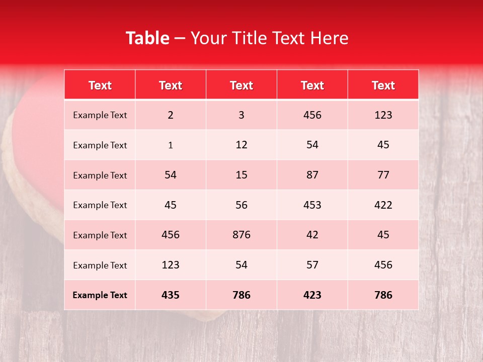 A Heart Shaped Cookie With A Bite Taken Out Of It PowerPoint Template