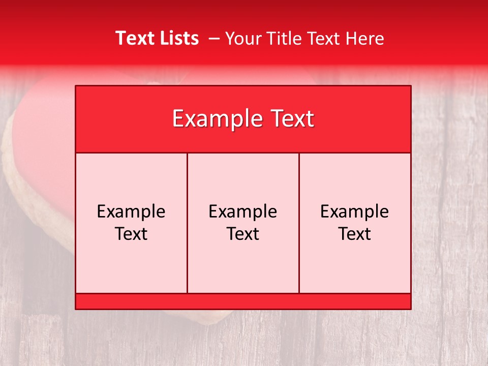 A Heart Shaped Cookie With A Bite Taken Out Of It PowerPoint Template