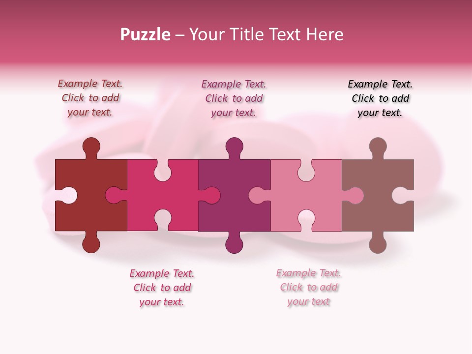 A Pile Of Pink Pills Sitting On Top Of A White Table PowerPoint Template