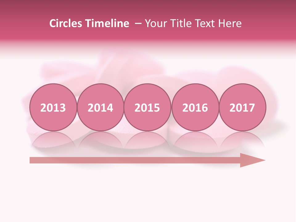 A Pile Of Pink Pills Sitting On Top Of A White Table PowerPoint Template