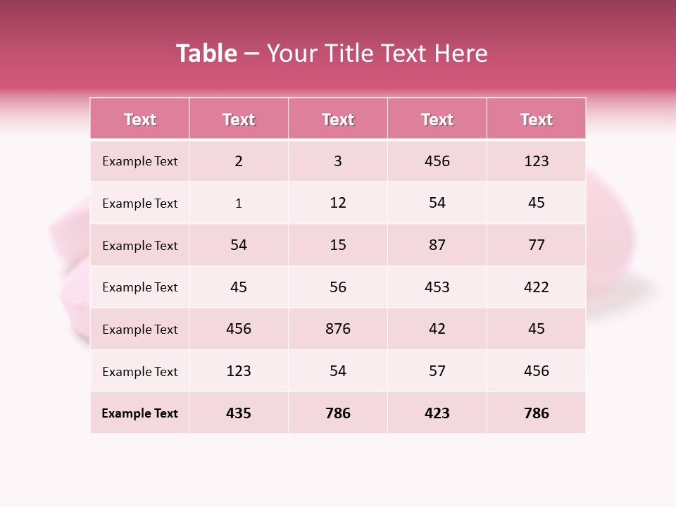 A Pile Of Pink Pills Sitting On Top Of A White Table PowerPoint Template