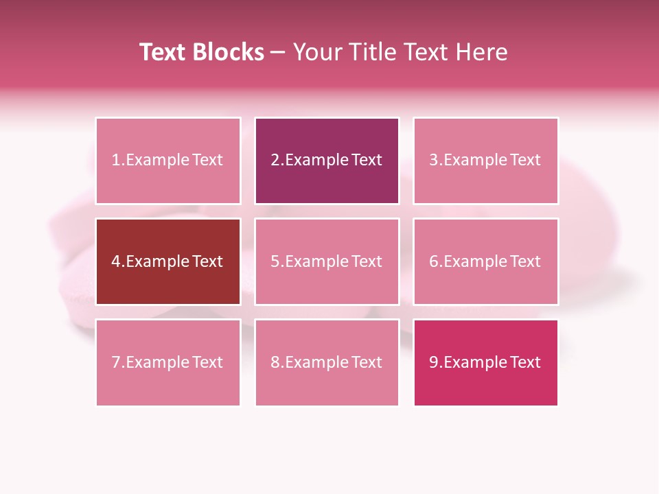 A Pile Of Pink Pills Sitting On Top Of A White Table PowerPoint Template