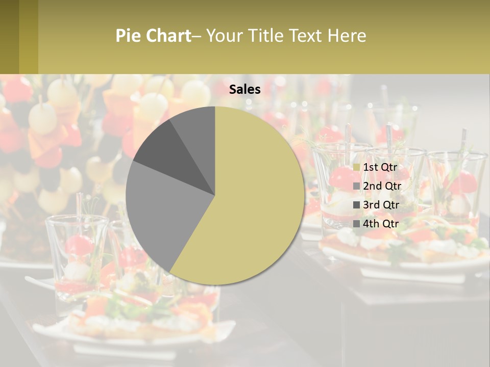 A Table Topped With Plates Of Food Covered In Veggies PowerPoint Template