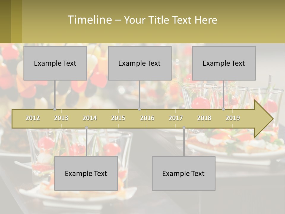 A Table Topped With Plates Of Food Covered In Veggies PowerPoint Template