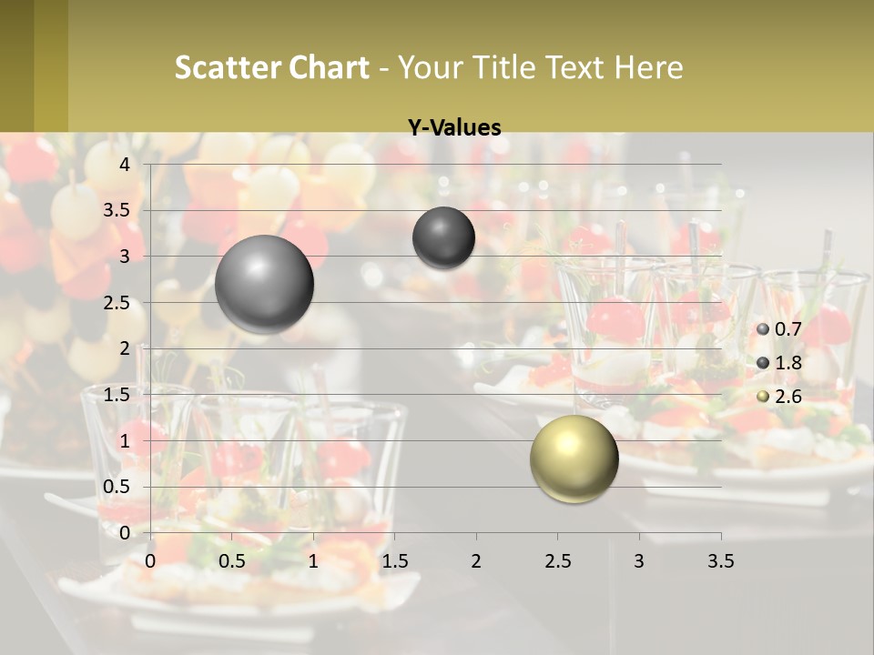 A Table Topped With Plates Of Food Covered In Veggies PowerPoint Template