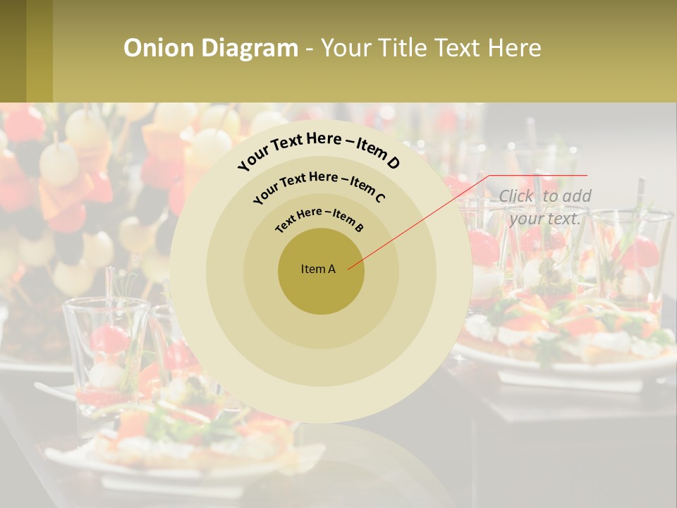 A Table Topped With Plates Of Food Covered In Veggies PowerPoint Template