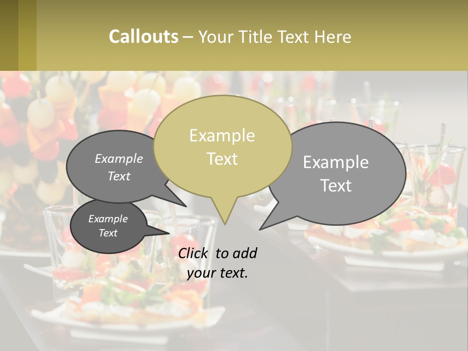 A Table Topped With Plates Of Food Covered In Veggies PowerPoint Template