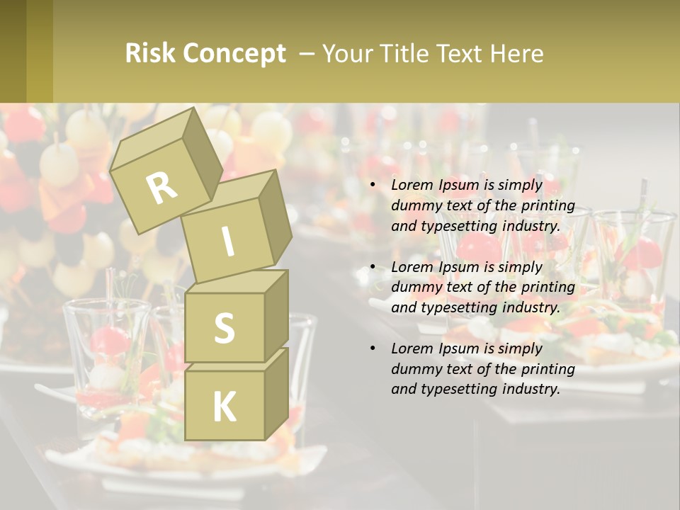 A Table Topped With Plates Of Food Covered In Veggies PowerPoint Template