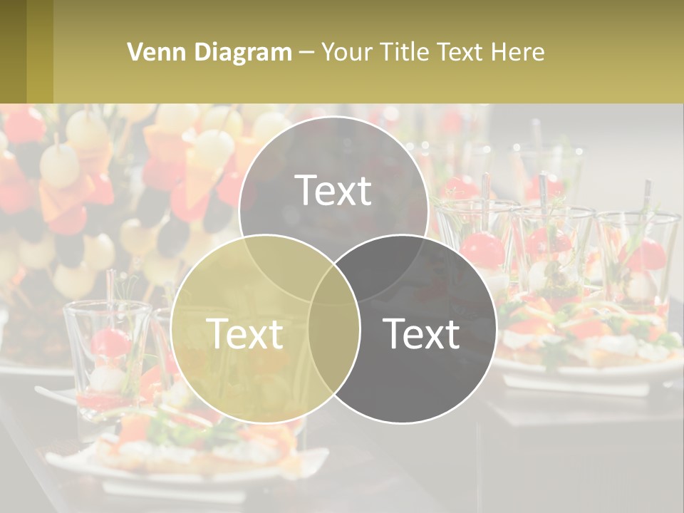 A Table Topped With Plates Of Food Covered In Veggies PowerPoint Template
