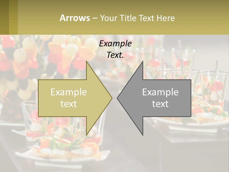 A Table Topped With Plates Of Food Covered In Veggies PowerPoint Template