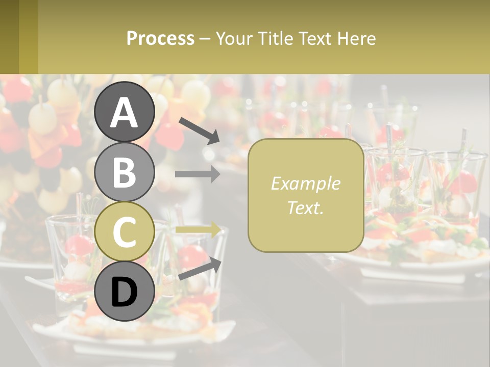 A Table Topped With Plates Of Food Covered In Veggies PowerPoint Template
