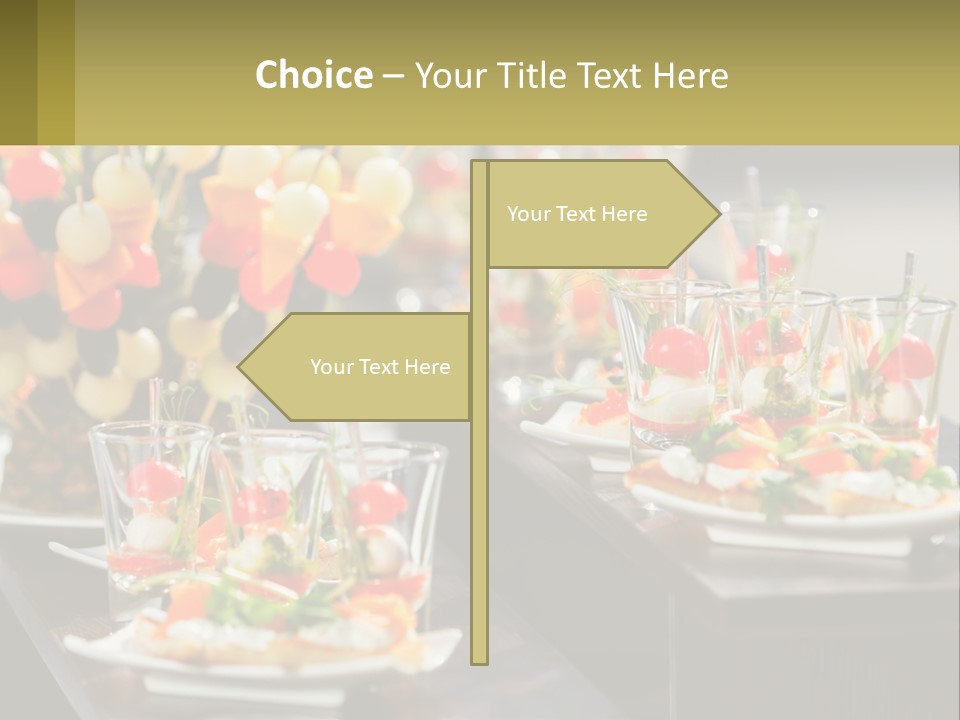 A Table Topped With Plates Of Food Covered In Veggies PowerPoint Template