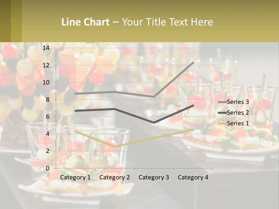 A Table Topped With Plates Of Food Covered In Veggies PowerPoint Template