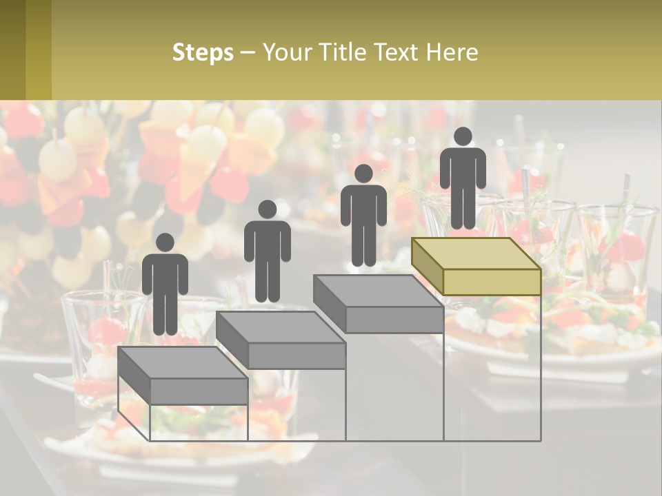 A Table Topped With Plates Of Food Covered In Veggies PowerPoint Template