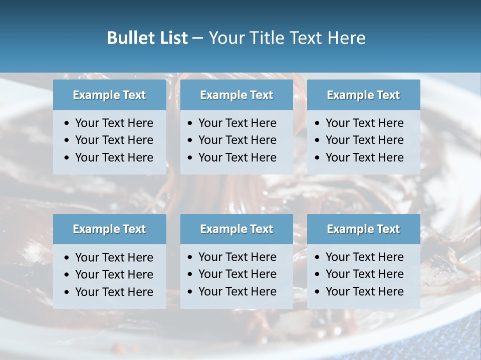 A Plate Of Melted Chocolate On A Table PowerPoint Template