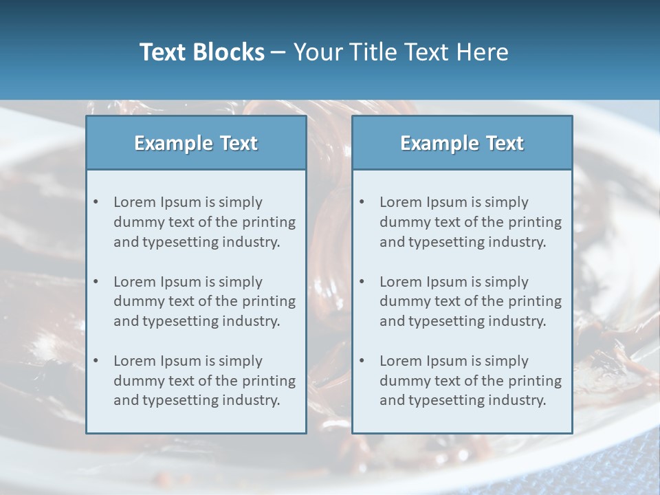 A Plate Of Melted Chocolate On A Table PowerPoint Template