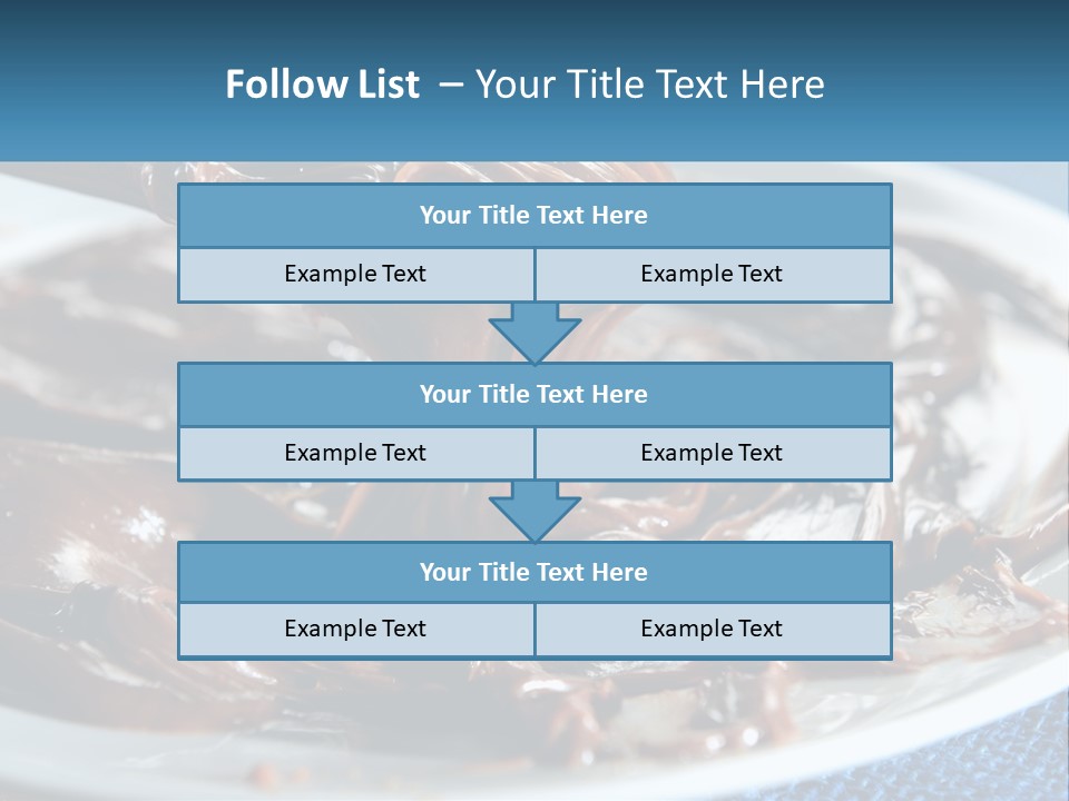 A Plate Of Melted Chocolate On A Table PowerPoint Template