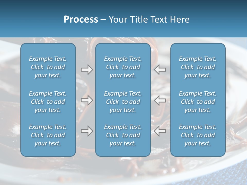 A Plate Of Melted Chocolate On A Table PowerPoint Template