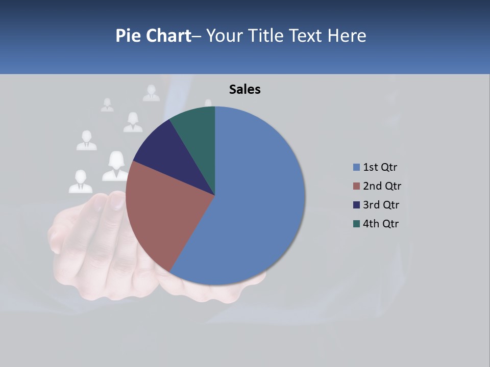 A Person Holding Out Their Hands With A Group Of People In The Middle PowerPoint Template