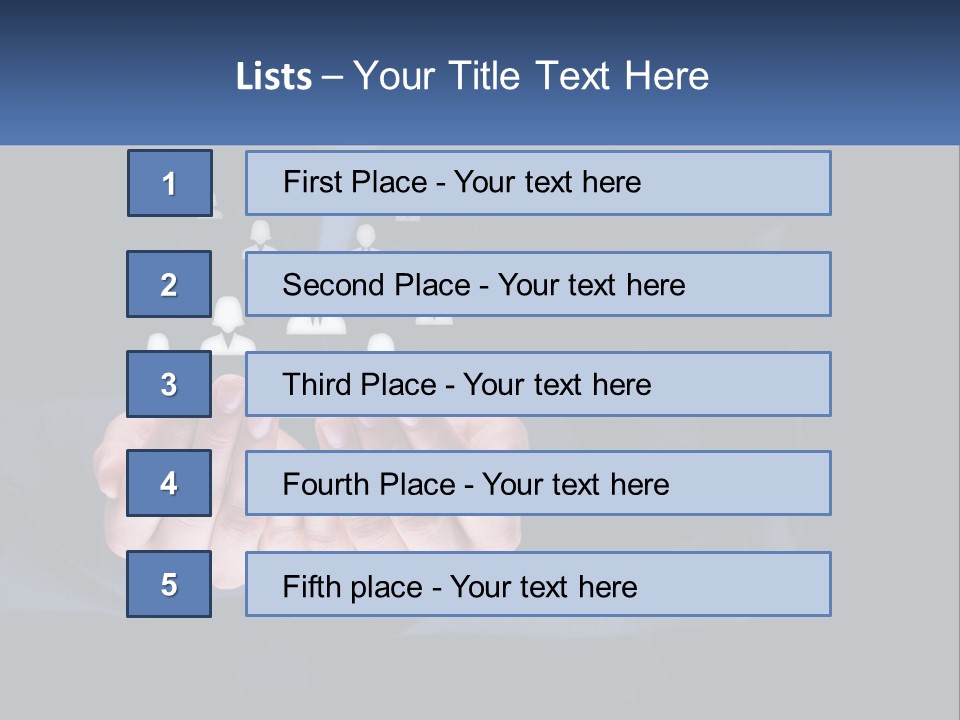 A Person Holding Out Their Hands With A Group Of People In The Middle PowerPoint Template