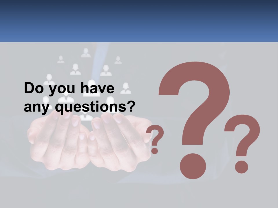 A Person Holding Out Their Hands With A Group Of People In The Middle PowerPoint Template