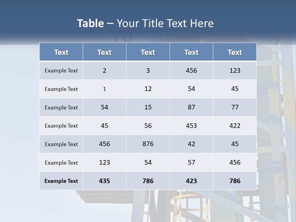 A Crane Is Lifting A Piece Of Metal PowerPoint Template