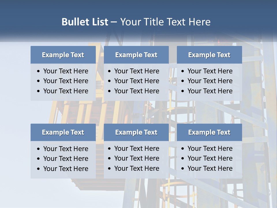 A Crane Is Lifting A Piece Of Metal PowerPoint Template